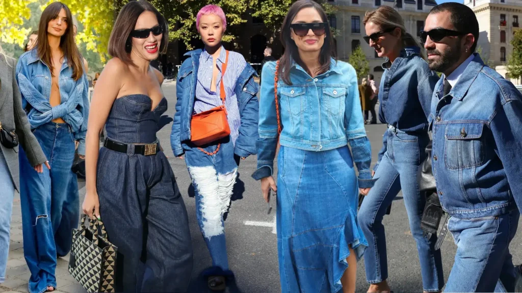 Denim on denim celebrities